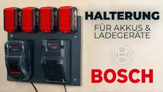 BOSCH - Halterung f&uuml;r Akkus & Ladeger&auml;te von Wandfest