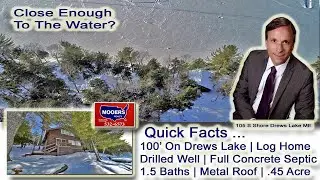 Log Lake Home Waterfront Properties Maine Real Estate