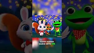 Owl & Frog Dance Party: Get Ready to Twirl and Jump! #shorts