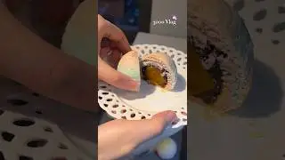 Rainbow egg yolk pastry #bakingvlog #baking #minivlog #homemade