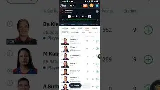 WPL Match#15-  RCB W vs DC W Winning 11Combination 