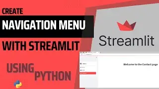 How To Create A Sidebar Navigation Menu In Streamlit