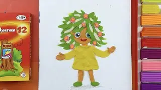 Лепка из пластилина КИКИМОРА - поделка в школу