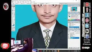 How to Create a Passport Size Photo |Change Shirt and use Suit (Coat Tie) In Photoshop 7.0|Cf Studio
