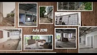 Progressive shoot of construction at IMI Precision Engineering Pvt  Ltd   Noida, India factory 2018