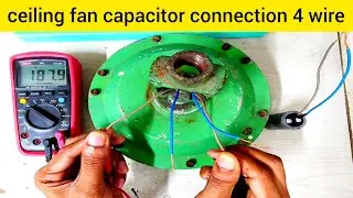 ceiling fan capacitor connection 4 wire | ceiling fan capacitor connection 3 wire