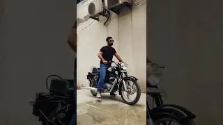Sound of long bottle Punjab silencer on royal Enfield bullet standard #bullet #exaustsound #standard