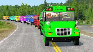 Toyota Cars vs Train | Truck Man Flatbed vs Train Beamng.drive.#010