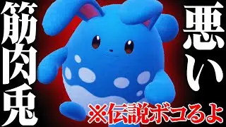 【神タイプ+鬼火力】全ての要素が優秀すぎて伝説環境でも活躍しまくる『マリルリ』でボコすわ。【ポケモンSV】