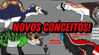 SAÍRAM NOVOS CONCEITOS DE DINOSSAUROS PARA CHEGAR NO OPERAÇÃO GENESIS EM 2026!!!!