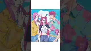 mira x romance x abby🥰 #anime #kpopdemonhunters #mira #abby #