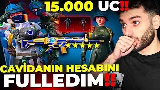 15.000+ UC!! 😮 CAVİDANIN HESABINI FULLEDİM!! 🔥 | PUBG MOBILE