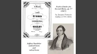 Twelve Etudes, Op. 57, No. 6 Allegro Risoluto - valved horn