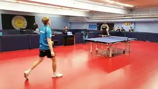 HERRELIGA, CPH - Hvidovre 1 vs. H&oslash;rning BTK 1 - Mikkel Emborg vs. Isak Alfredsson - 3. set