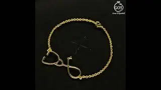 (BRC-108-2)Dr.Bracelet And Stethoscope Design Copper Bracelet For Cute Medical Student