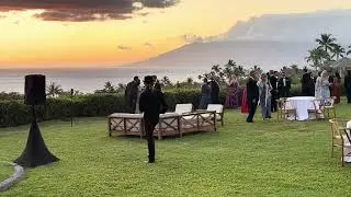Bossa Nova Sax at a Wedding in Maui