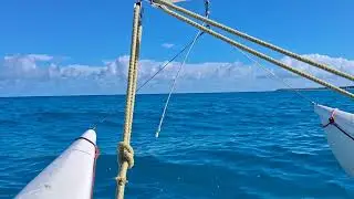 Catamaran, Atlantic Ocean, Varadero, Cuba - clip 100840