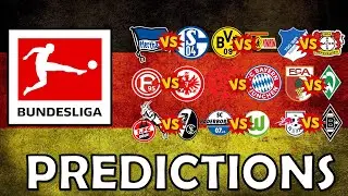 My Bundesliga Predictions Week 20