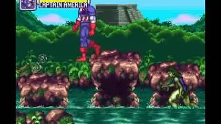 Marvel Super Heroes - War of Gems - AMAZON Stage (SNES)