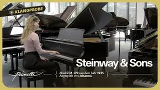 Matte Eleganz - Steinway & Sons M-170 Fl&uuml;gel von 1935 in der 🎹 #Pianelli Klangprobe mit Johanna