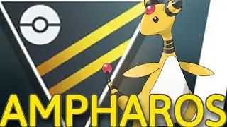 AMPHAROS leads a DOUBLE ELECTRIC ULTRA LEAGUE TEAM | Pokemon GO Battle League