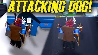 *NEW* ATTACKING POLICE DOG UPDATE! (ROBLOX MAD CITY)