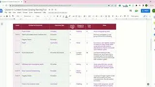 Grading Plan - Example C Unit 8.1