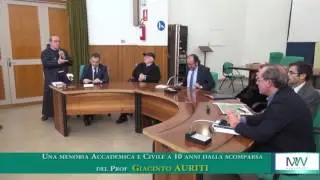 ManuWebtv :GIACINTO AURITI  Una memoria Accademica e civile a 10 anni dalla sua scomparsa