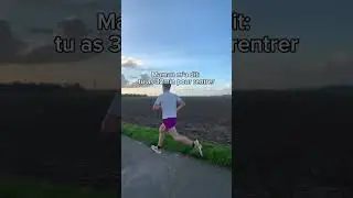 Toujours &agrave; l&rsquo;heure ! ☺️ #course #courseapied #running #run