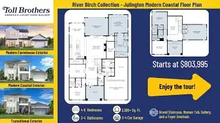 Toll Brothers River Birch Collection - Julington Modern Coastal Model Tour