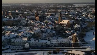 Pak sneeuw op 6 januari 2026 vanuit de lucht