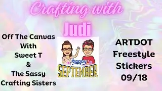 Sassy Crafting Sisters STICKER FUN with @diamondpaintingwithsweett  and @athomewithdebbie