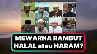 Hukum Mewarna Rambut Dalam Islam | Warna Hitam, Perang & Selainnya