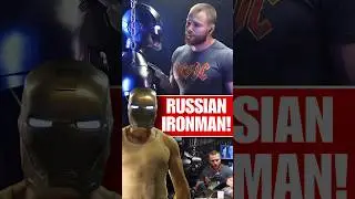 This Russian Guy Built a Real-Life Iron Man Suit 🇷🇺 #shorts #ironman