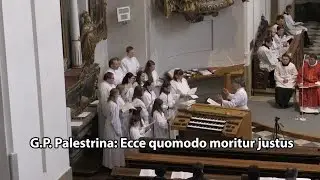 Cecilská hudební jednota - G. P. Palestrina: Ecce quomodo moritur justus