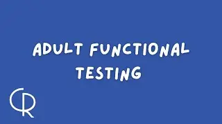 Adult Functional Testing - Crane Rehab Center