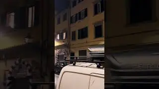 OMAC Car Roof Top Cargo Carrier Box Street Review in Florence, Italy #roofrack #vacation  #roofbox
