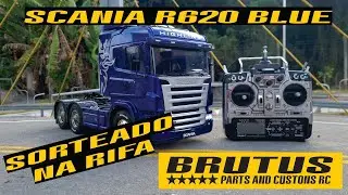SCANIA R620 BLUE EDITION DE CONTROLE REMOTO ESCALA 1/14! rodando na brutus park!