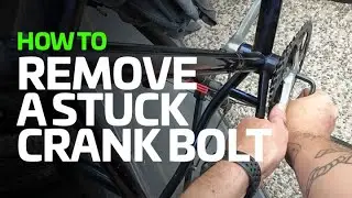 How to remove stuck crank bolts for BMX or Mountain Bikes