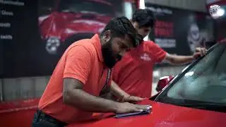 Max Protect Ceramic Coating Done on a Red BMW