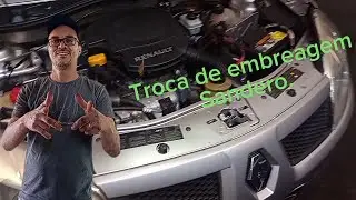 Troca da embreagem Renault Sandero 10/11. Dica do Jokinha. Se liga aí.