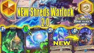 86% Winrate Shreds Quest Lock Warlock Deck 2.0 is CRZY OP Craft At Across the Timeways | Hearthstone