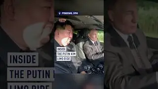 Footage from inside Putin and Kim ride in luxury Aurus limo released