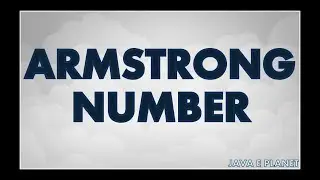 Armstrong number in java || java tutorials || interview programs || 