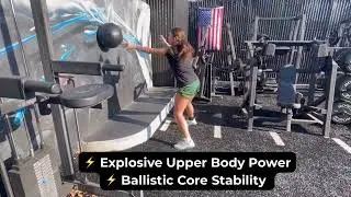 Alternating Med Ball Shot-Out Throws | Build Game Speed Power