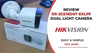 Обзор камеры Hikvision DS-2CE16D0T-EXLPF | Умная камера Hikvision Turbo HD с двумя осветителями