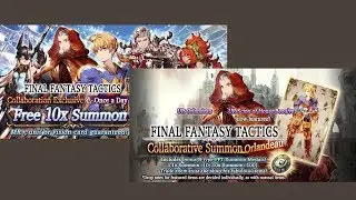 WotV FFBE - FF Tactics Orlandeau Summon Pulls