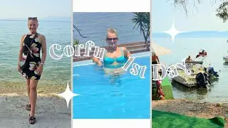 1st day in Mythos Palace Resort & Spa Corfu Greece. I had an accident with mums ashes 😫👀