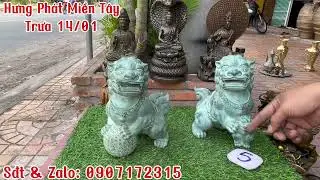 🔴🔴Ngữa Mã Đáo _ Cặp Lân Đồng _ Bộ Ô Trầu _ Tượng Quan Âm _ Đức Mẹ Ban Ơn _ Cặp Hồ Lô. Trưa 14/01
