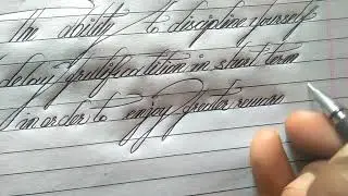 new style and fancy cursive english handwriting // beautiful professional cursive handwriting